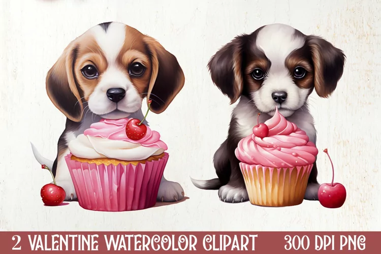Valentines Day Dog Clipart, Valentines PNG