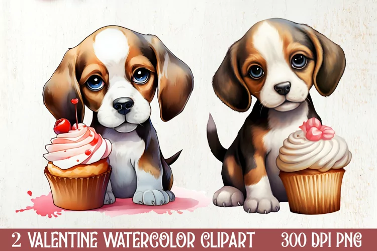 Valentines Day Dog Clipart, Valentines PNG