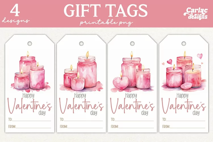 Valentines Day Gift Tags, Cute Pritable Gift Tags
