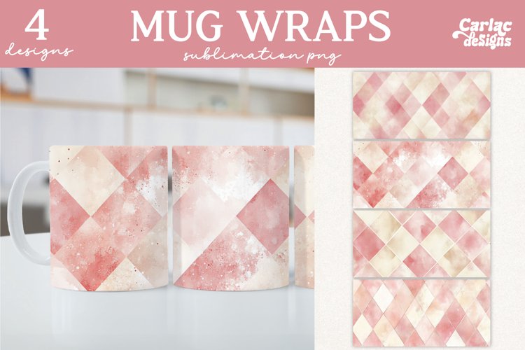 Valentines Day Mug Wrap Sublimation, Love Mug Sublimation