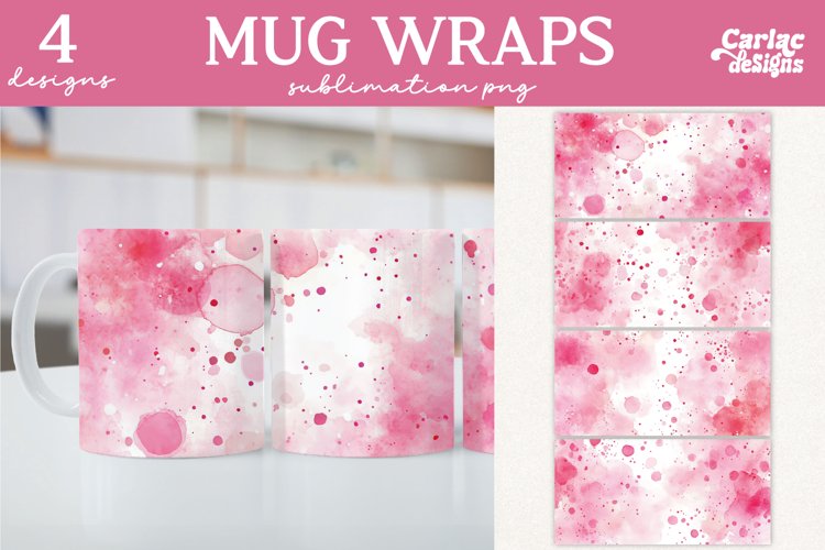 Valentines Day Mug Wrap Sublimation, Love Mug Sublimation