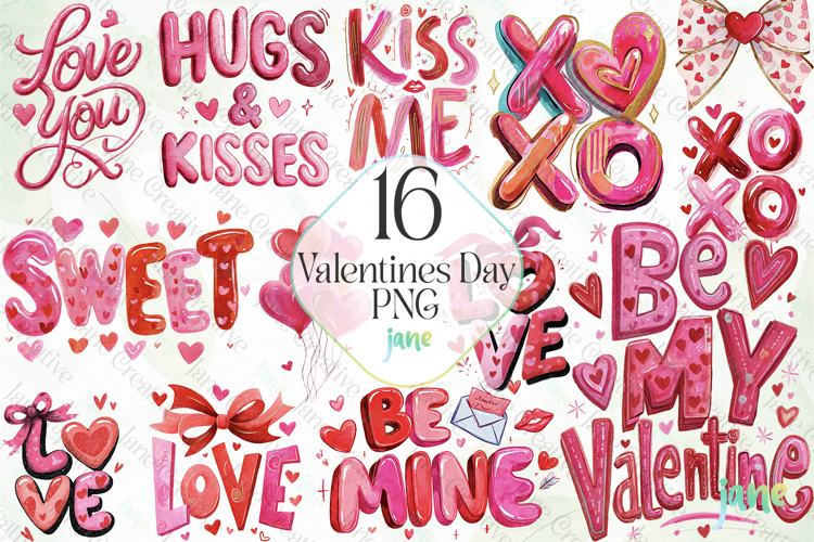 Valentines Day PNG Bundle