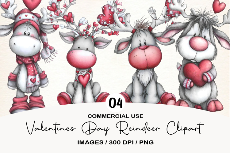 Reindeer Clipart Image 19