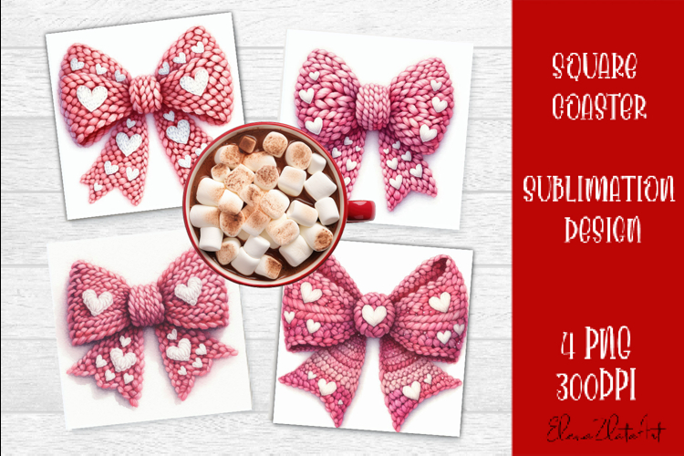 Valentines Day square coasters|love funny animal sublimation