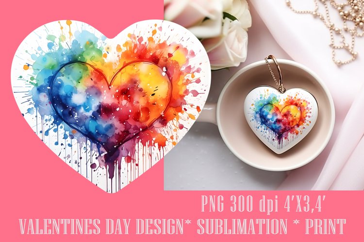 Valentines Day Sublimation Keychains PNG