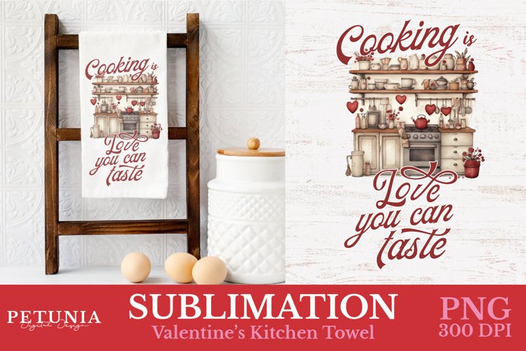 Valentine Sublimation Towels | Kitchen Towels Sublimation