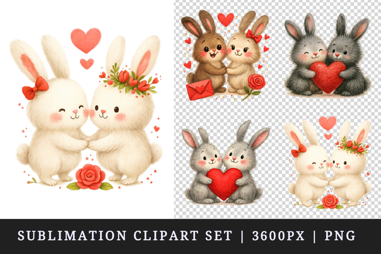 Valentine's Day clipart printable sublimation design png