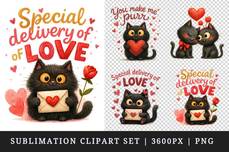 Valentine's Day clipart printable sublimation design png