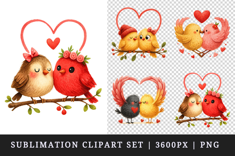Valentine's Day clipart printable sublimation design png