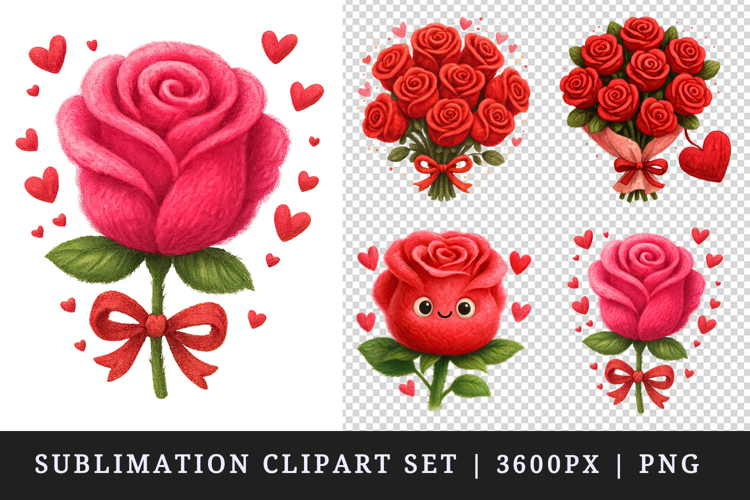 Valentine's Day clipart printable sublimation design png