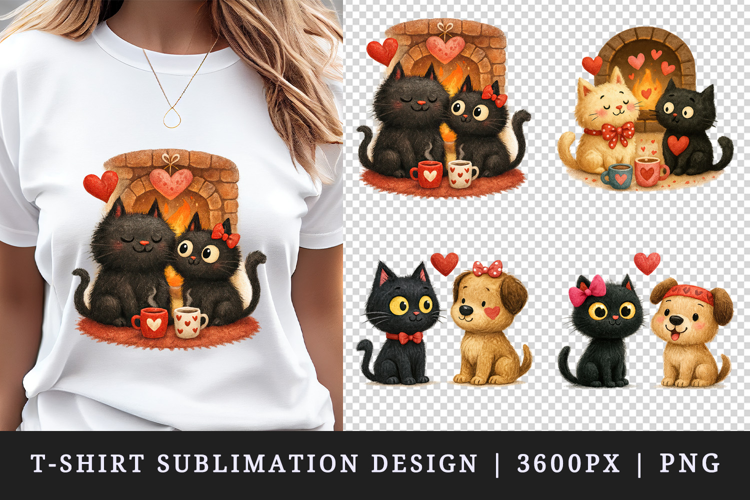 Valentine's Day t-shirt printable sublimation design png