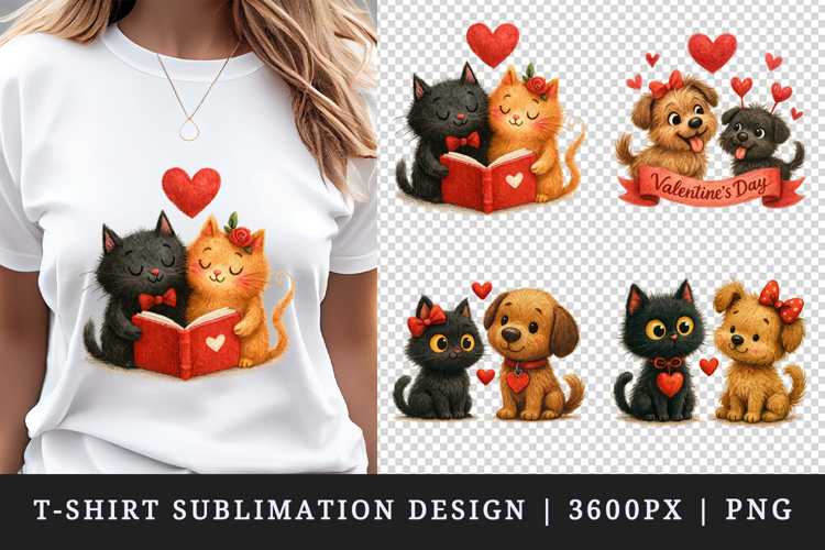 Valentine's Day t-shirt printable sublimation design png