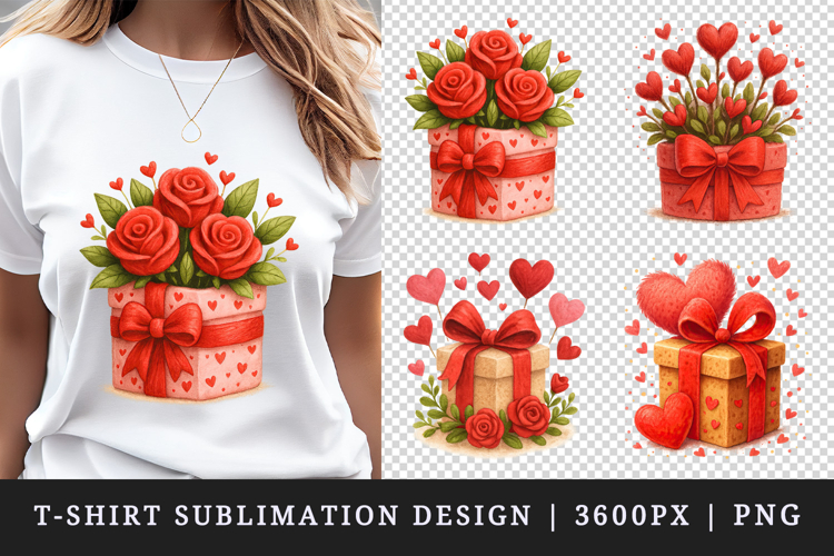 Valentines Day t-shirt printable sublimation design png