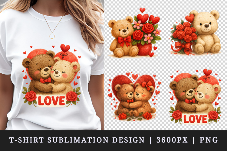 Valentine's Day t-shirt printable sublimation design png