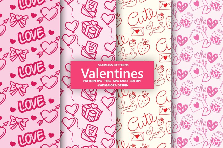 Valentines digital paper, valentine sublimation