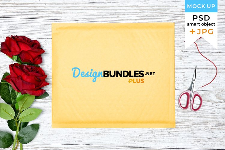 Valentine's Day Package mockup | Envelope mockup Valentine example image 1