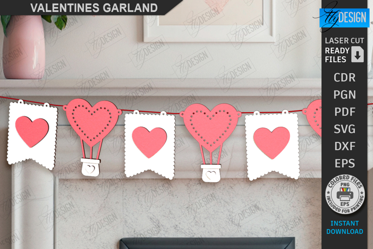 Heart Banner Svg Image 12