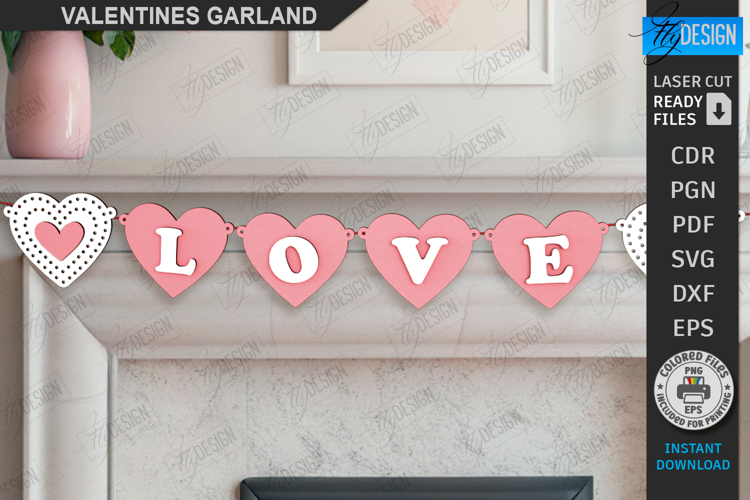 Heart Banner Svg Image 10
