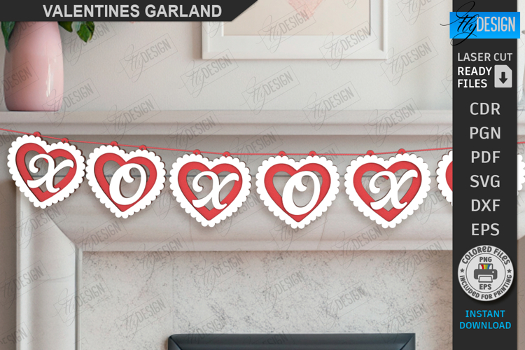 Heart Banner Svg Image 6