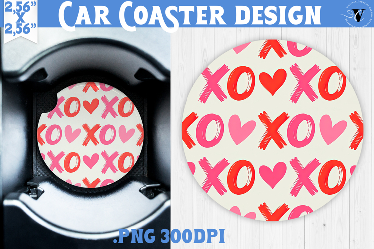 Love Car coaster | Valentine pattern | Valentines day