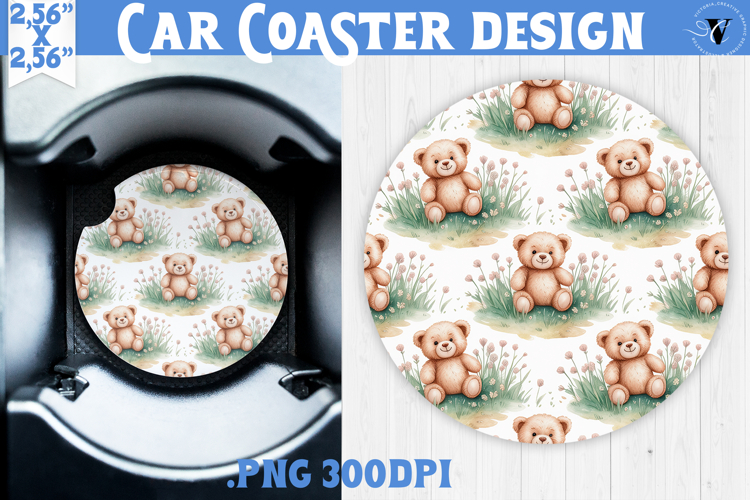 Love Car coaster | Valentine pattern | Valentines day