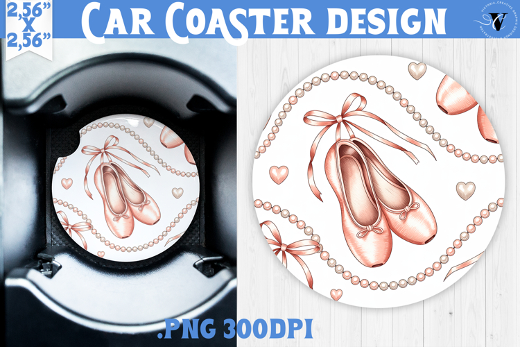Love Car coaster | Valentine pattern | Valentines day