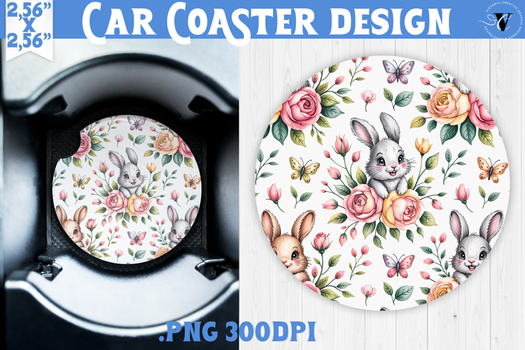 Love Car coaster | Valentine pattern | Valentine's day