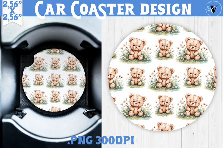 Love Car coaster | Valentine pattern | Valentine's day