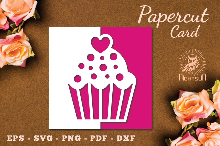 Valentines Papercut Card SVG