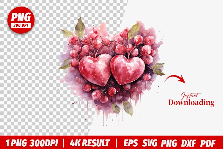 Transparent Heart Clipart Image 11