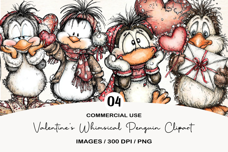 Penguin Clipart Image 13