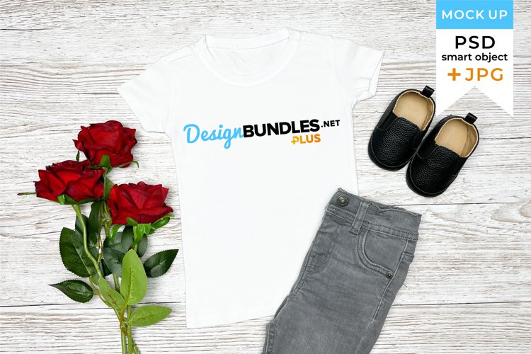 White Tshirt Mockup Image 18