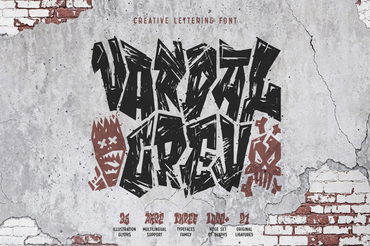 Vandal Crew - Creative Lettering Font example image 1