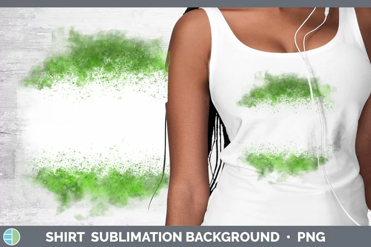 Color Splash Green Shirt Sublimation