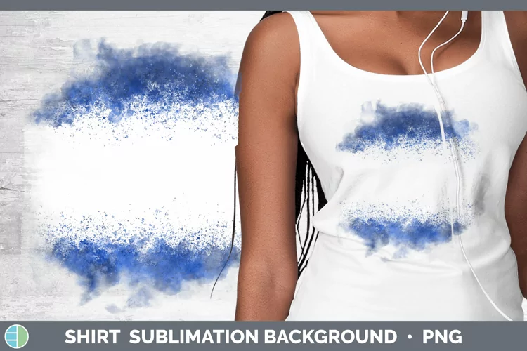 Color Splash Navy Shirt Sublimation Sublimation