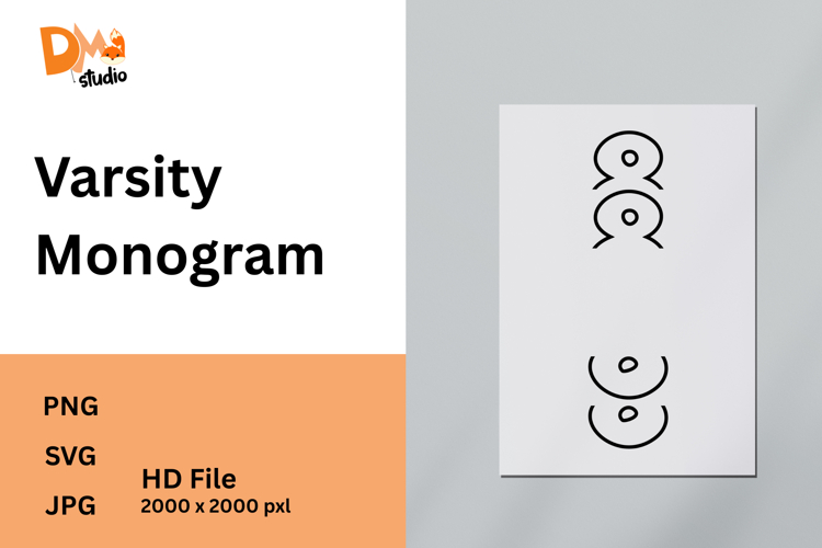Graduation Monogram Svg Image 6