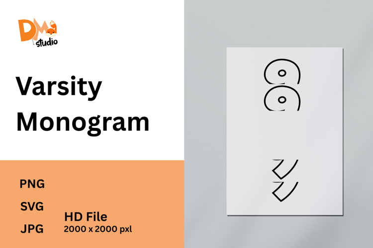 Graduation Monogram Svg Image 5