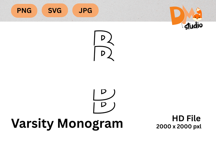 Graduation Monogram Svg