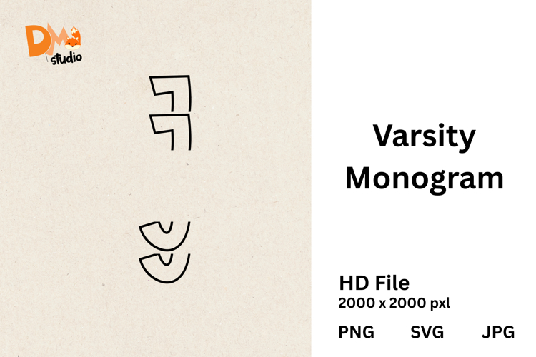 Graduation Monogram Svg Image 19