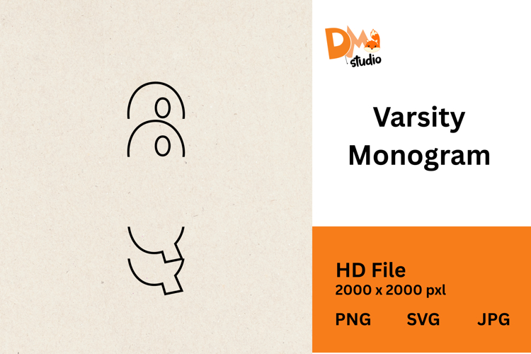 Graduation Monogram Svg Image 12