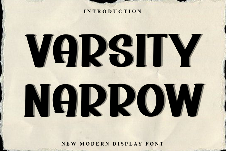 Varsity Narrow example image 1