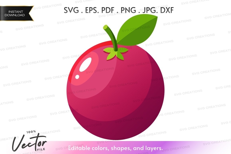 Red Apple Clipart Image 10