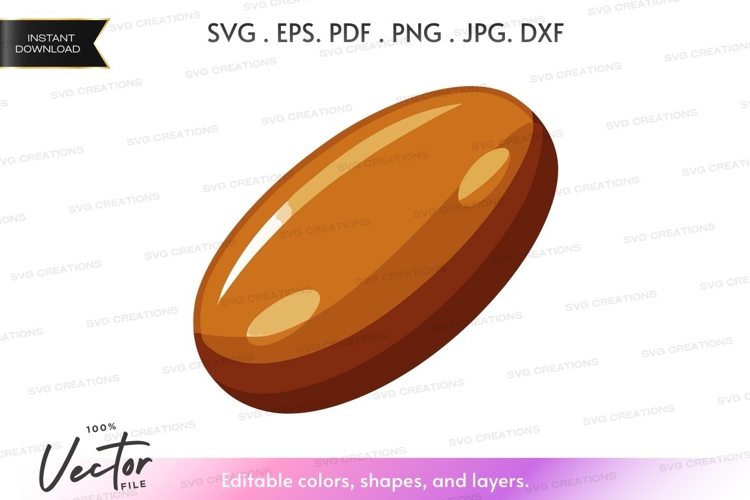 Almond Clipart Image 11
