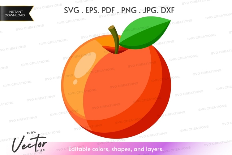Red Apple Clipart Image 12