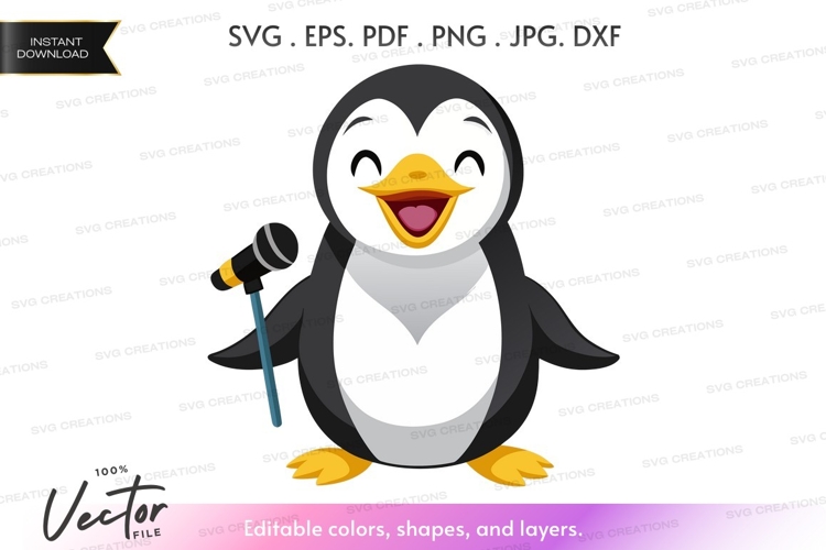 Penguin Cartoon Image 9