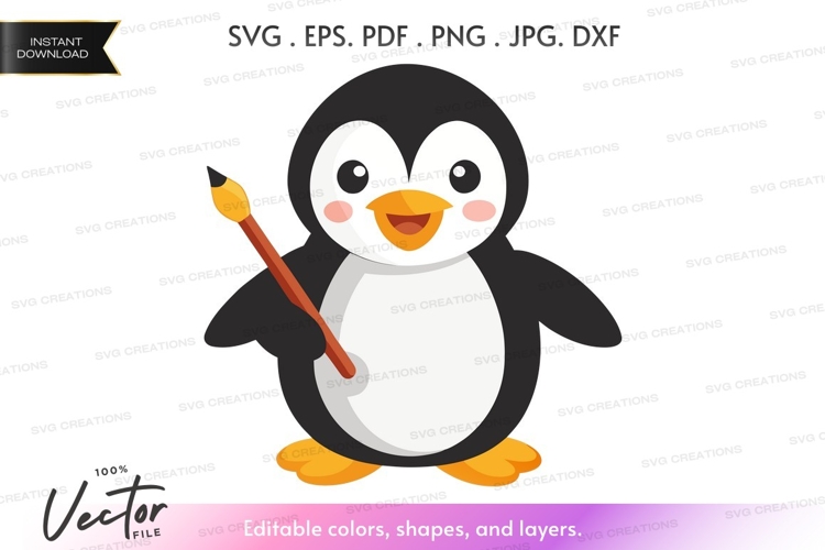 Penguin Cartoon Image 8