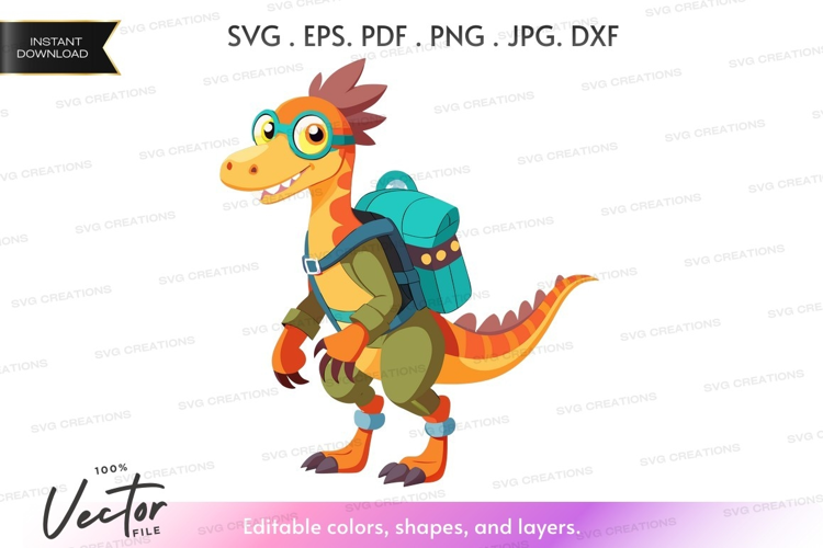 Adventurous dinosaur