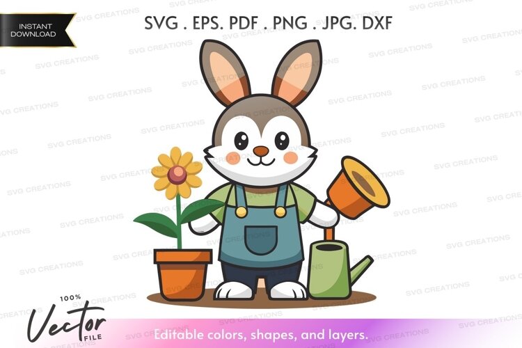 Garden bunny example image 1