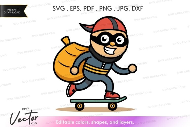 Skateboarding bandit example image 1