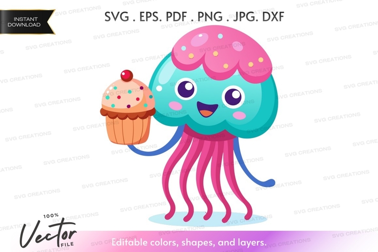Cupcake Illustration Image 8